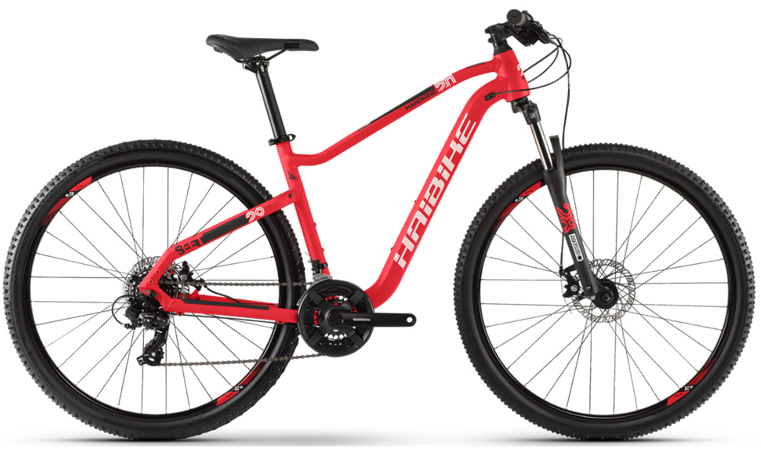 Фотографія Велосипед Haibike SEET HardNine 2.0 29" (2020) 2020 Червоно-білий